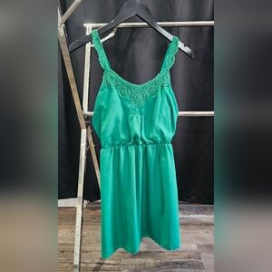 LC Lauren Conrad Vibrant Green Dress